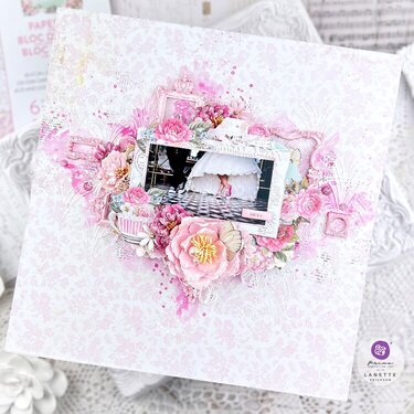 Avec Amour Layout by Lanette Erickson 