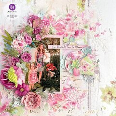 Summery Scrapbook Layout by Adrienne Boese