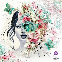 Mixed Media Canvas Inspiration by Jennifer Rambert