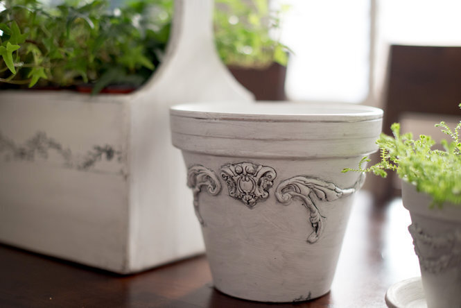 DIY French Planter Pot