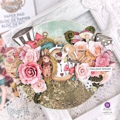 Round Wonderland Canvas by Lanette