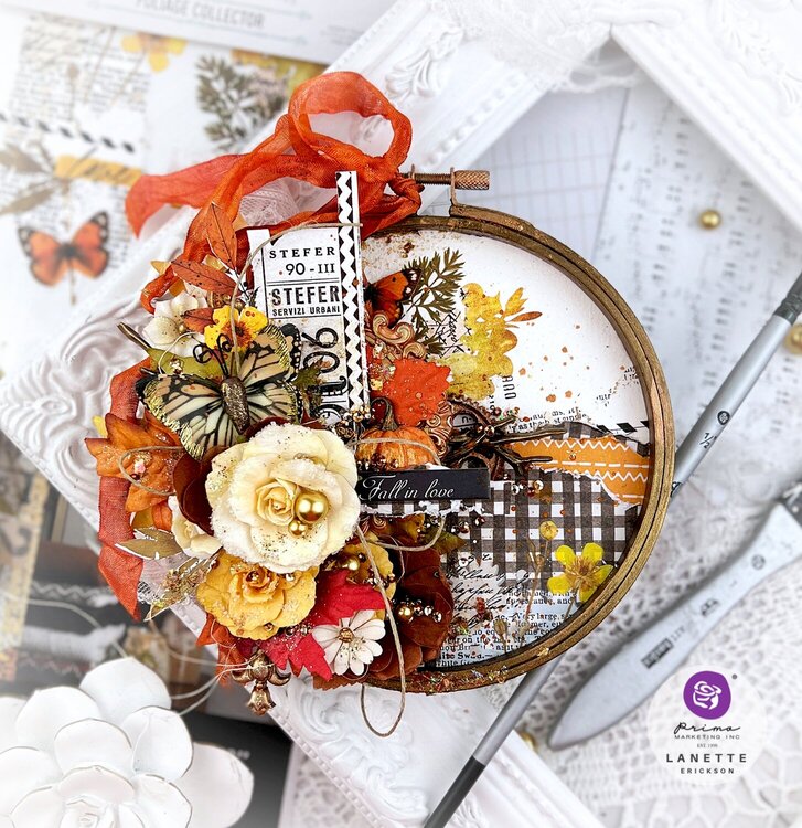 Autumn Leaves Wreath by Lanette