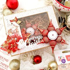 Christmas ornament and gift box by Tanya Cloete