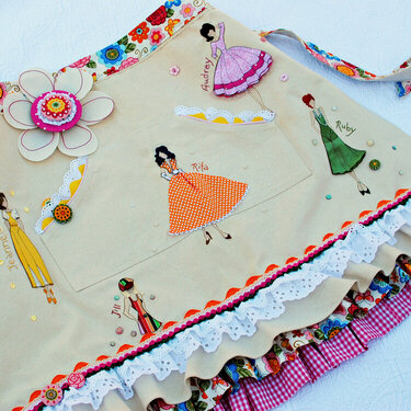 Julie Nutting Doll Apron by Delaina