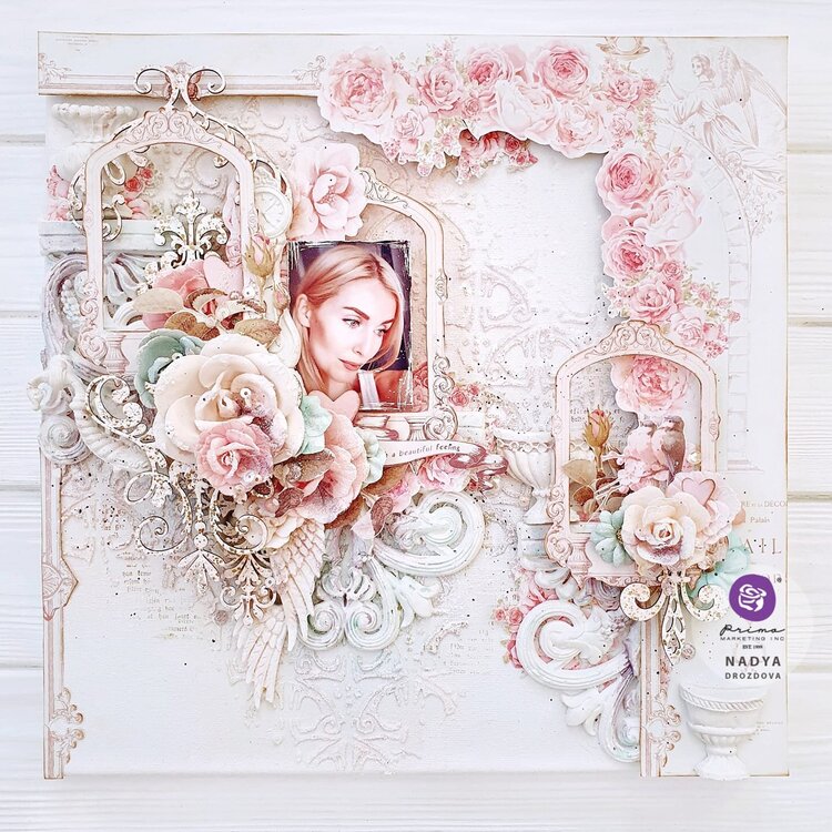 With Love Collection Layout by Nadya Drozdova