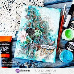 Memory Lane Altered Book by Ola for Prima