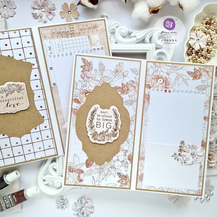 Pair of cards made from the Pretty Pale Collection: Project from Zhanna 