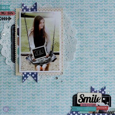 All About Me Layout for Prima