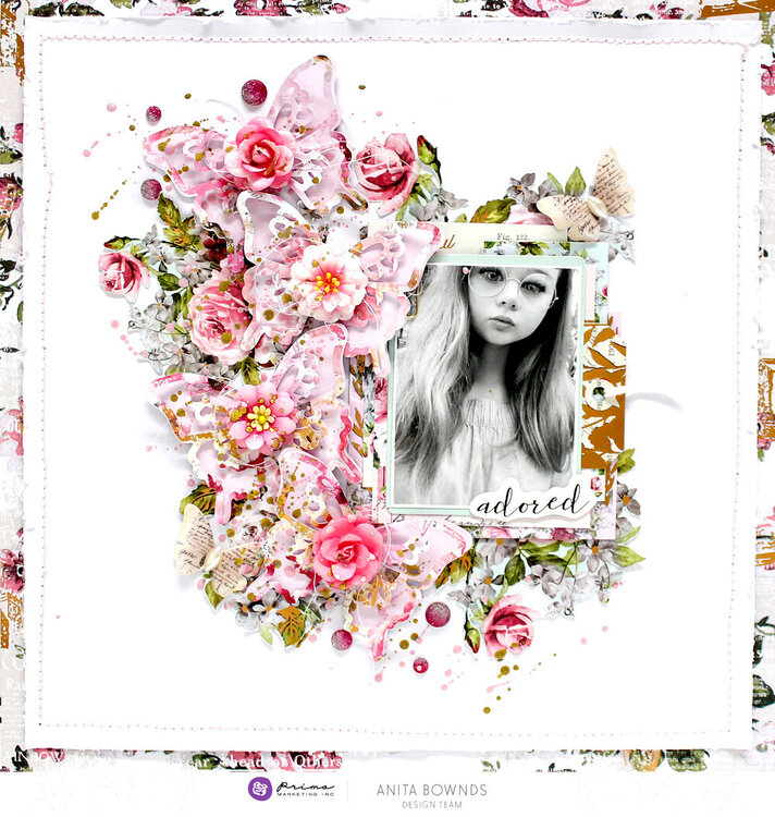 Misty Rose Layout by Anita