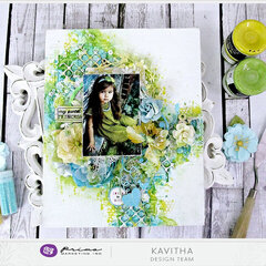 Sweet Princess Canvas by Kavitha for Prima