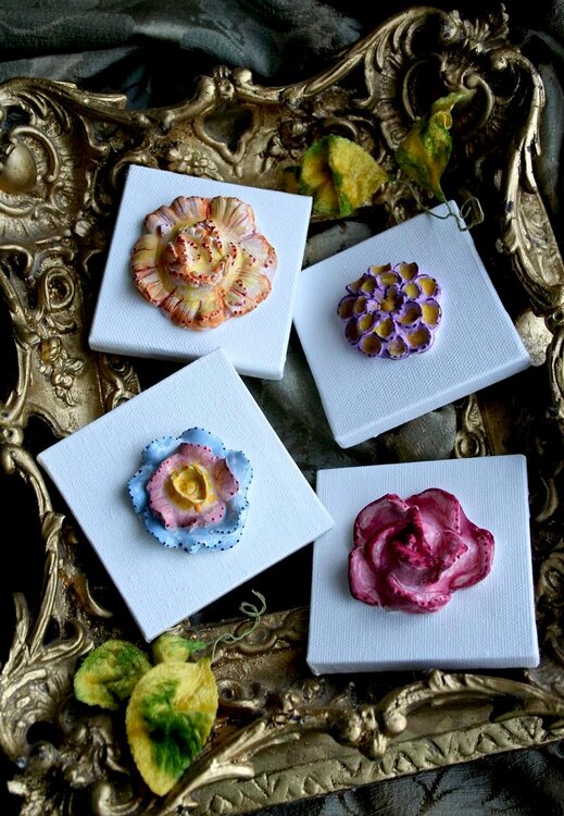 Mini Canvases by Sandra Evertson for Prima