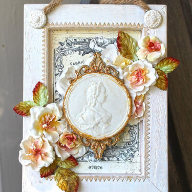 DIY Floral Elegance Plaque