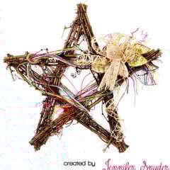 Home Decor - Star Wreath