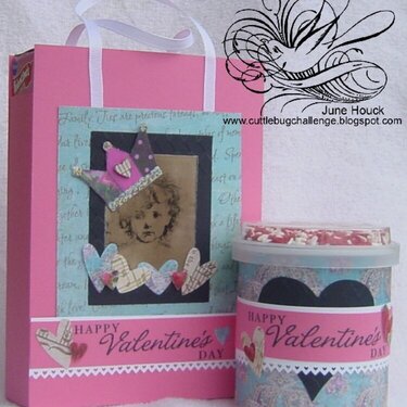 Cupcake cake mix tote &amp; frosting