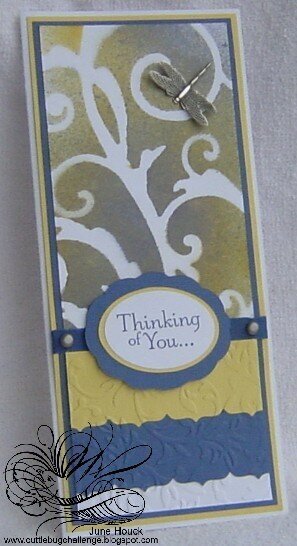 Dragonfly Thinking of You card