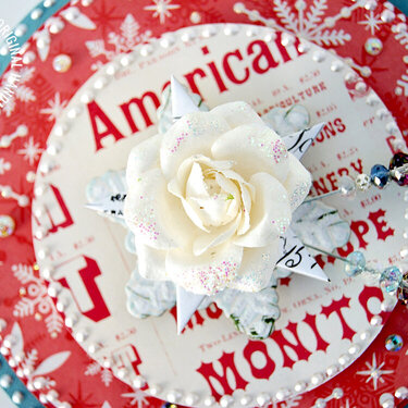 Round Christmas Card **Paper Issues**