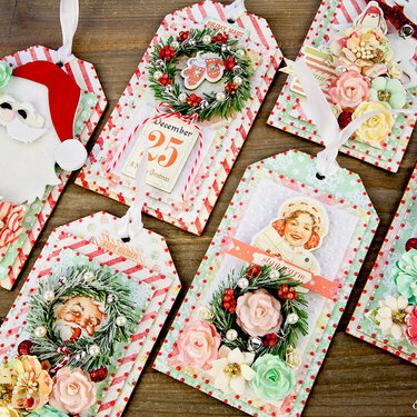 Peppermint &amp; Co. 2016 Christmas Tag Set