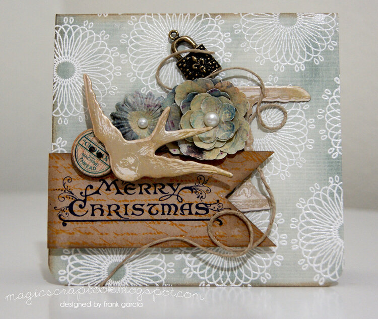 Merry Christmas Card *CT Work Flying Unicorn**