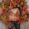 Scarecrow wreath 2020