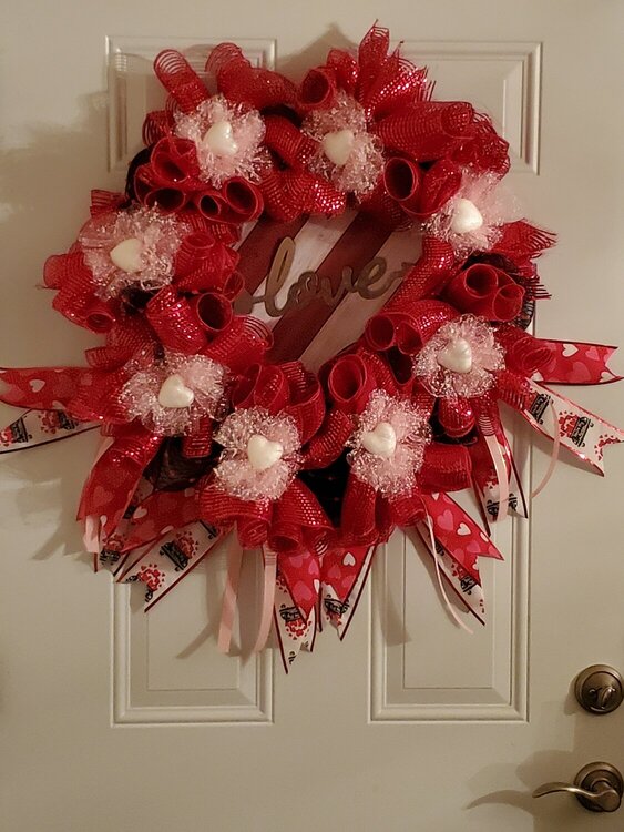 Valentines wreath 2021