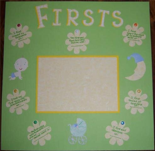 Baby&#039;s Firsts / Just-Add-Pics