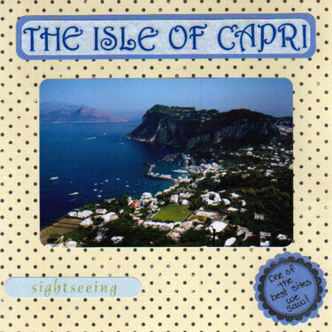 Isle of Capri (left page)