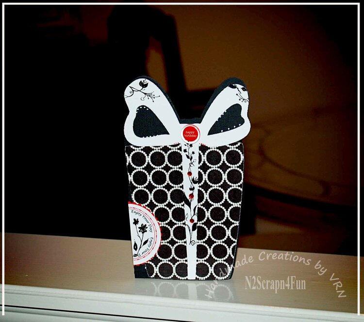 Gift Shaped Card