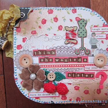 Think She Wanted A Sister? Mini Album *Paper Lovelies August Kit*
