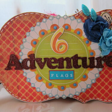 6 Flags Adventure - Chipboard Mini Album