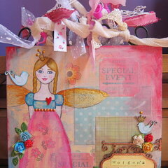 Mixed Media Altered Room Sign *My Little Shoebox*
