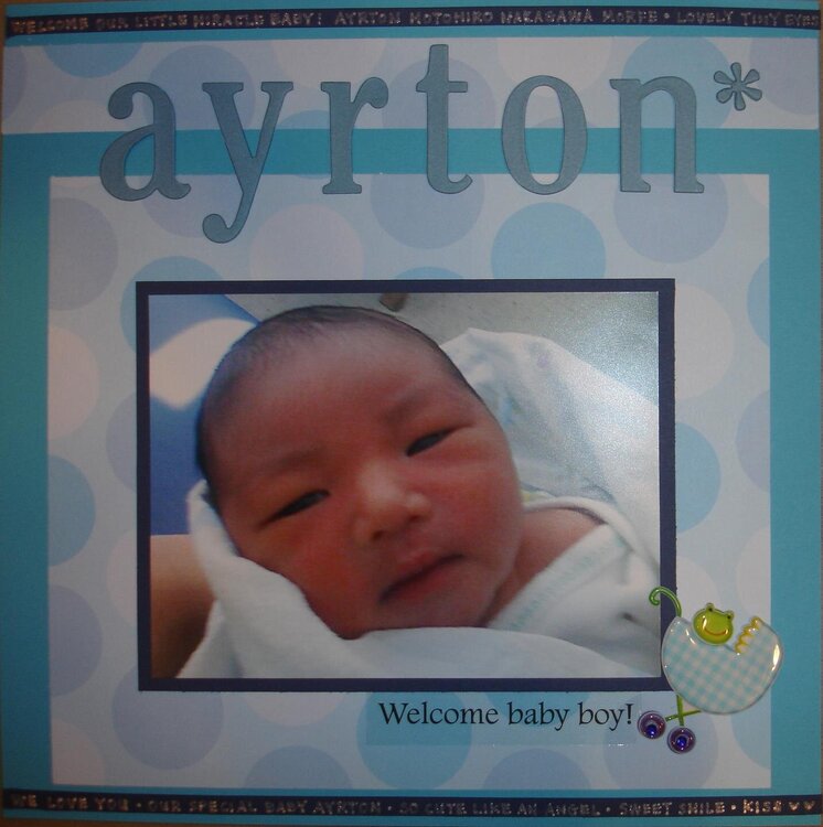 Ayrton&#039;s first pic