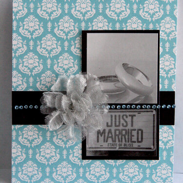 Wedding with Pebbles card