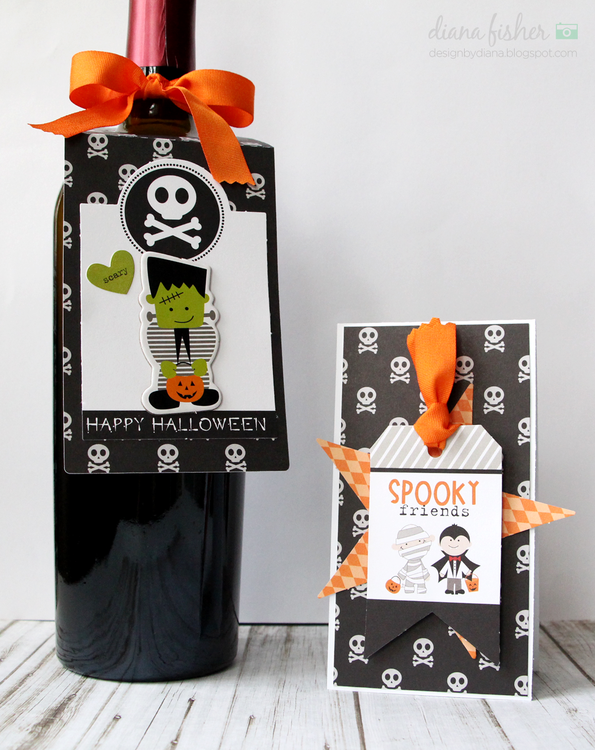 Wine bottle tag and card *Bella Blvd*