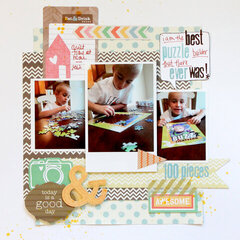 Puzzled {scrapbook circle kit club}