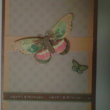 Butterfly Birthday card