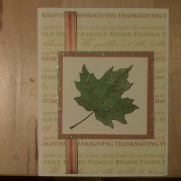 Thanksgiving card