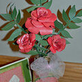 Red/Pink Paper Roses
