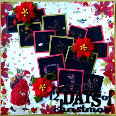 12 Days of Christmas ~Punky Scraps