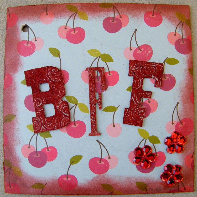 BFF Altered Book - Front