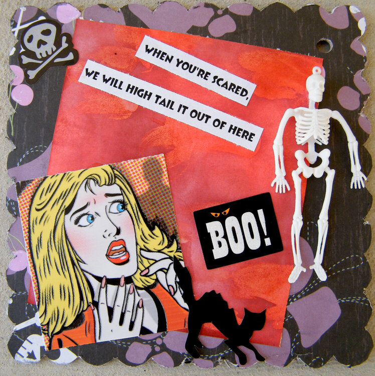 BFF Altered Book - When you&#039;re scared