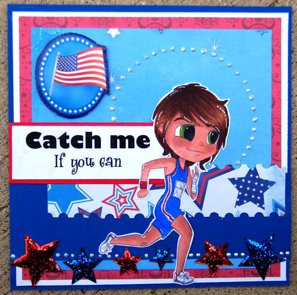 Catch Me If You Can Card ~Simply B Stamps~