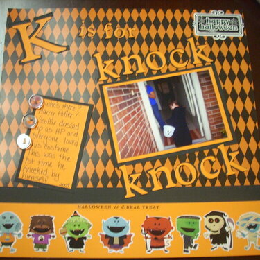 K is for Knock Knock