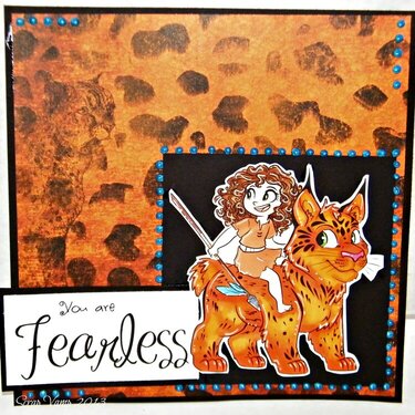 You Are Fearless ~Simply B Stamps~