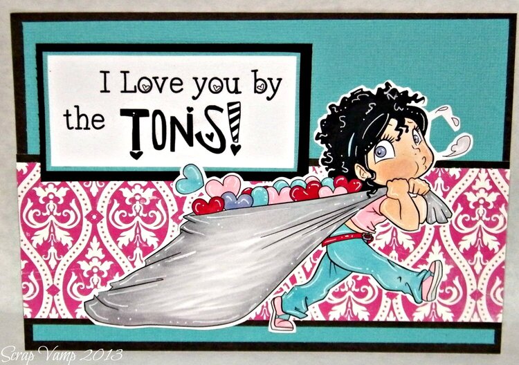 I Love You by the Tons! ~Simply B Stamps~