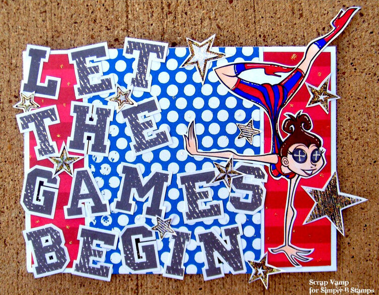 Let the Games Begin Card ~Simply B Stamps~