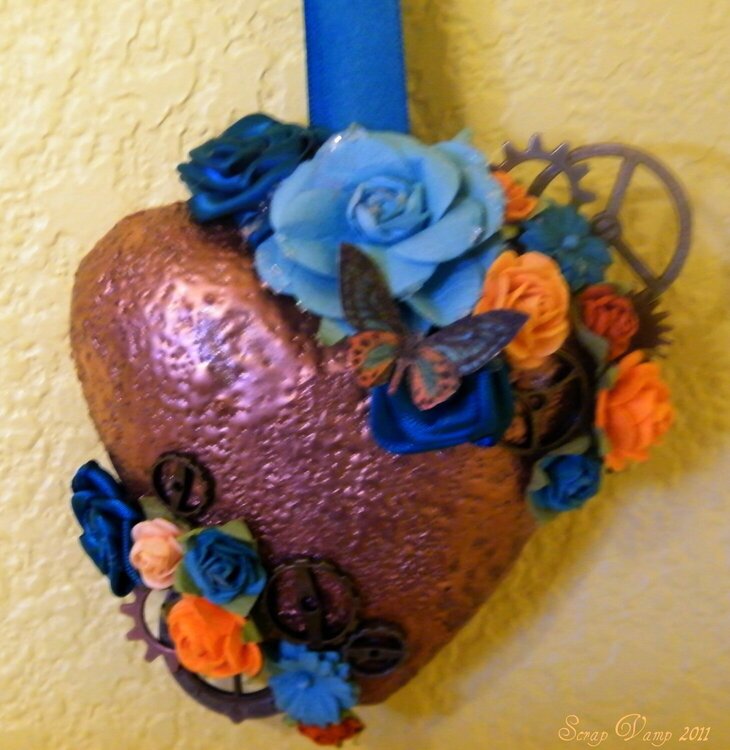 Steampunk Heart Ornament