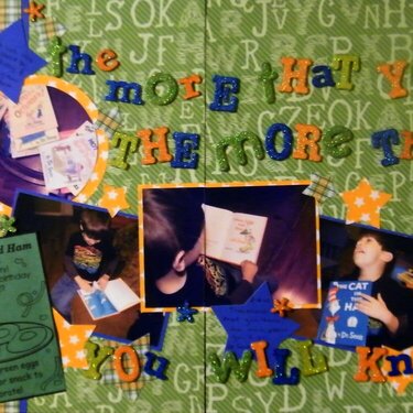 The More That You Read...