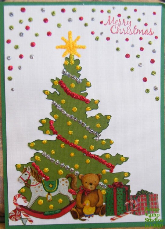 Toys Under the Tree Card
