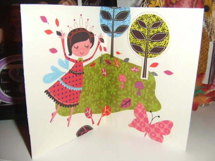 Inside Young Girl Birthday Card