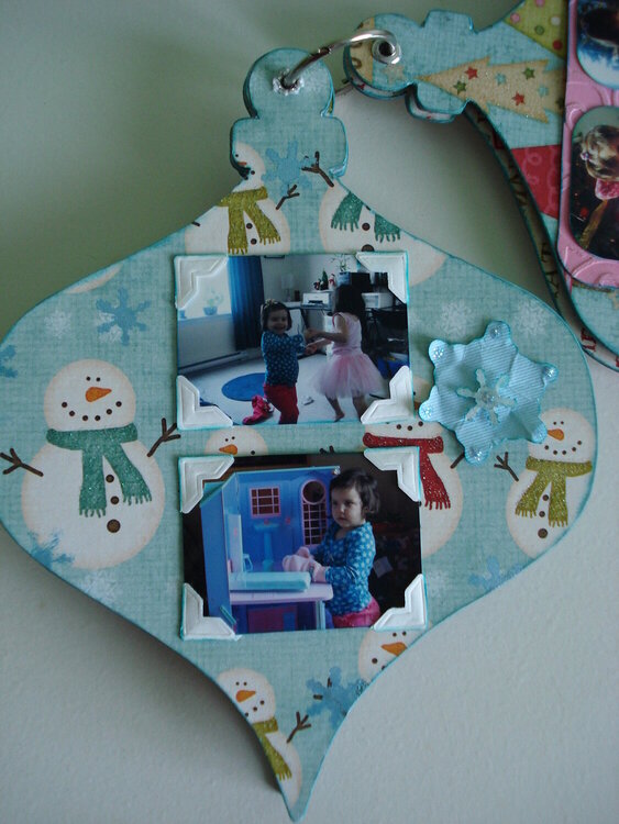 Christmas mini album - ornament